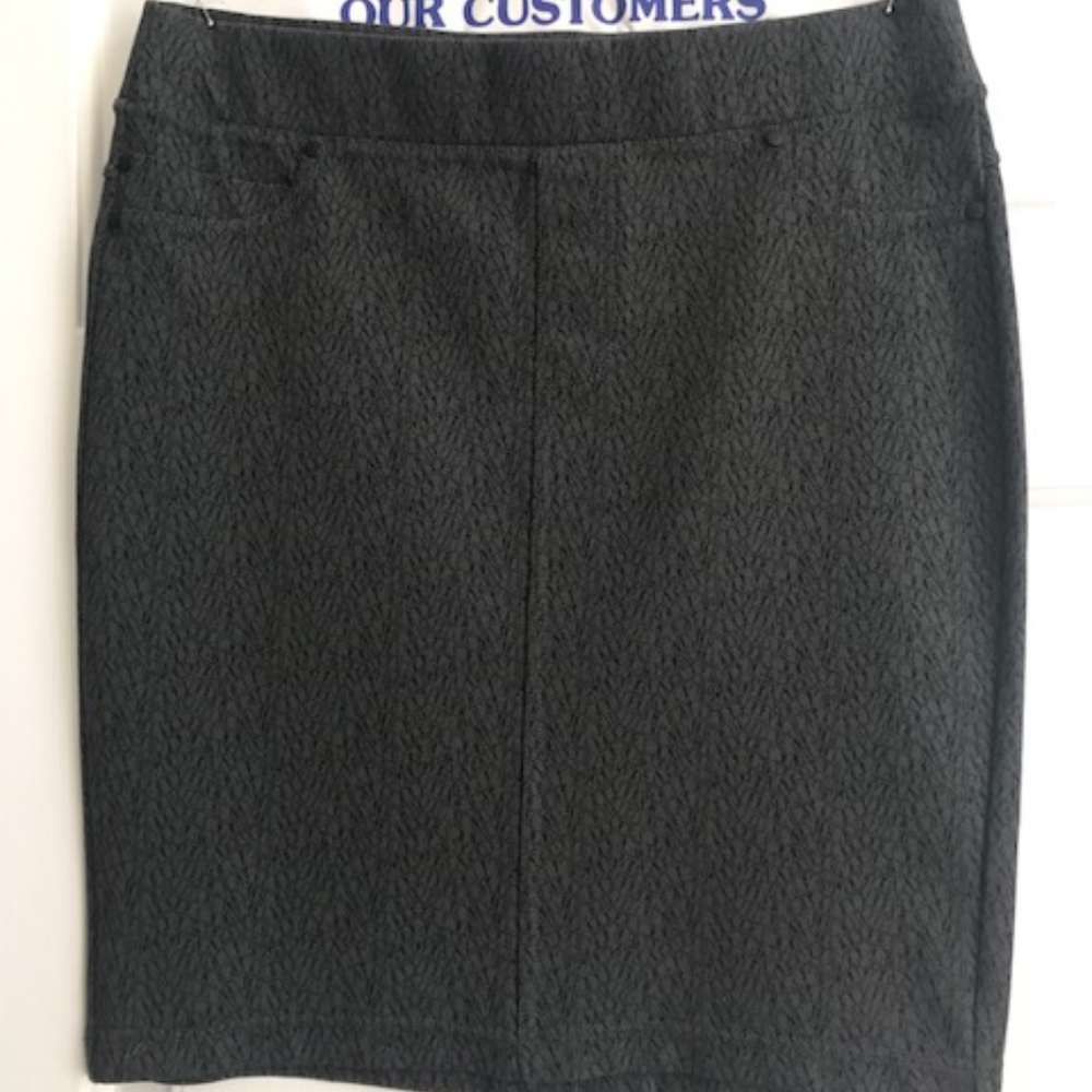 Stretch Midi Skirt Fitted - Size 8